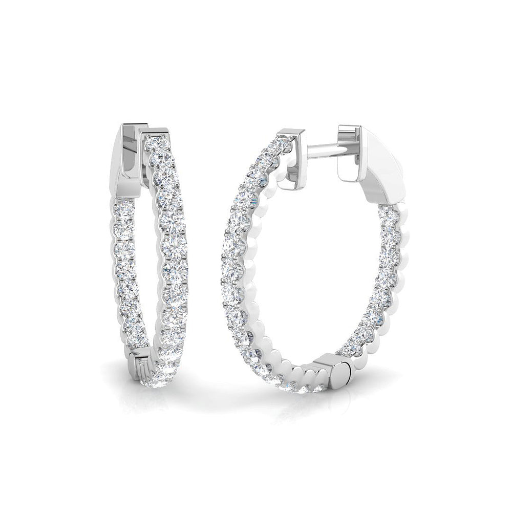 Hoop Earrings - Erery 0.5ct Classic Brilliance