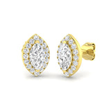 Eamon Gold Drop & Trilogy Diamond Earrings – 1ct to 2.5ct Elegance