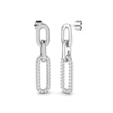Bath Gold Drop & Trilogy Diamond Earrings | 0.5ct Luxury Jewelry