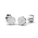 Budly Gold Cluster Diamond Earrings - Exquisite Luxury from 0.2ct to 7.5ct