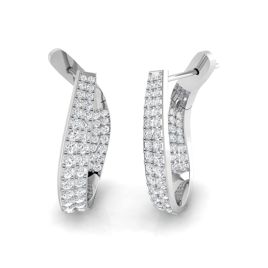 Hoop Earrings - Zest 1ct Gold Pure Radiance
