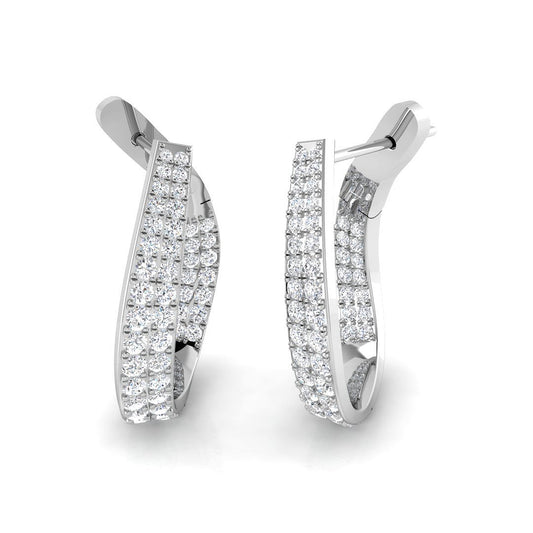 Hoop Earrings - Zest 1ct Gold Pure Radiance