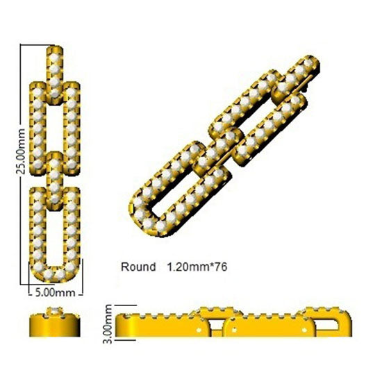 0.6 Carat D-E/VS Lab Grown Diamond Drop & Trilogy Earring 9k Yellow Gold Ready To Ship