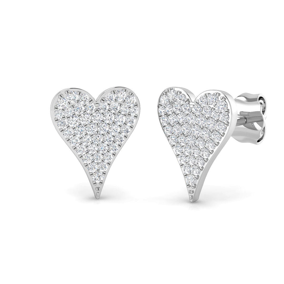Tucky Gold Cluster Diamond Earrings - 0.25ct Luxury Jewelry