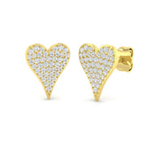 Tucky Gold Cluster Diamond Earrings - 0.25ct Luxury Jewelry