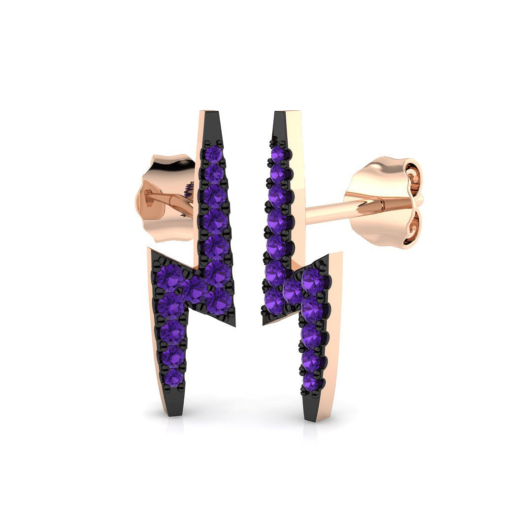 Luxury Gold Diamond Shape Earrings | Trohy Collection | 0.15-0.2ct