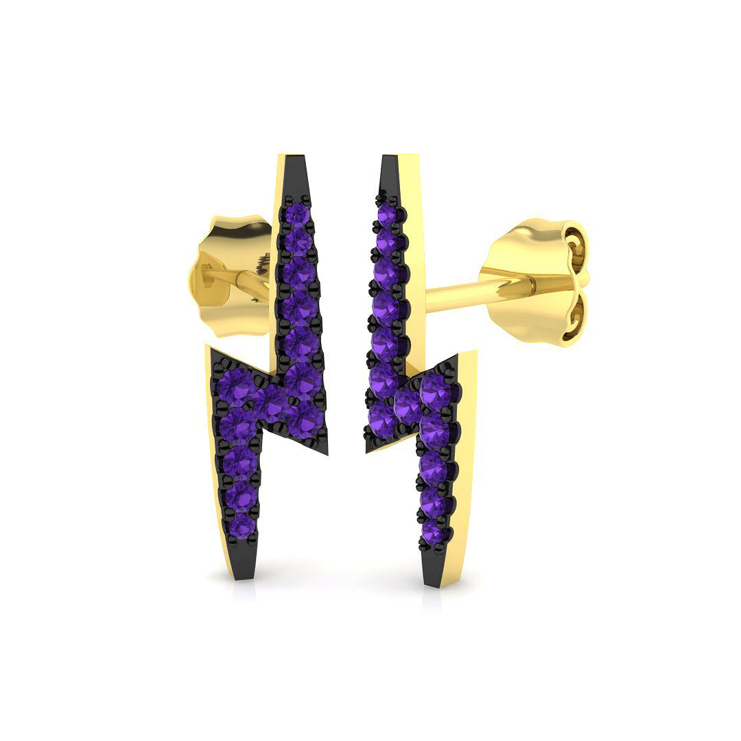 Luxury Gold Diamond Shape Earrings | Trohy Collection | 0.15-0.2ct