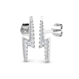 0.17ct Natural Diamond Round Cut Stud Earrings in 9K White Gold