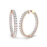 Hoop Earrings - Ereoy 11.5ct Radiant Sparkle