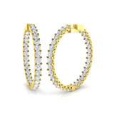 Hoop Earrings - Ereoy 11.5ct Radiant Sparkle