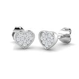 Toffy Gold Cluster Diamond Earrings | Elegant Luxury Jewelry