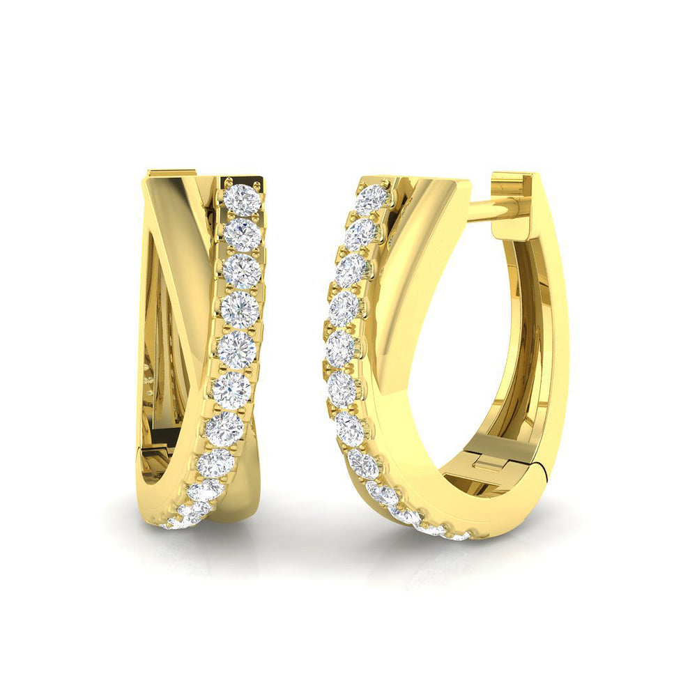 Hoop Earrings - Drury 0.33ct Lab Grown Diamond
