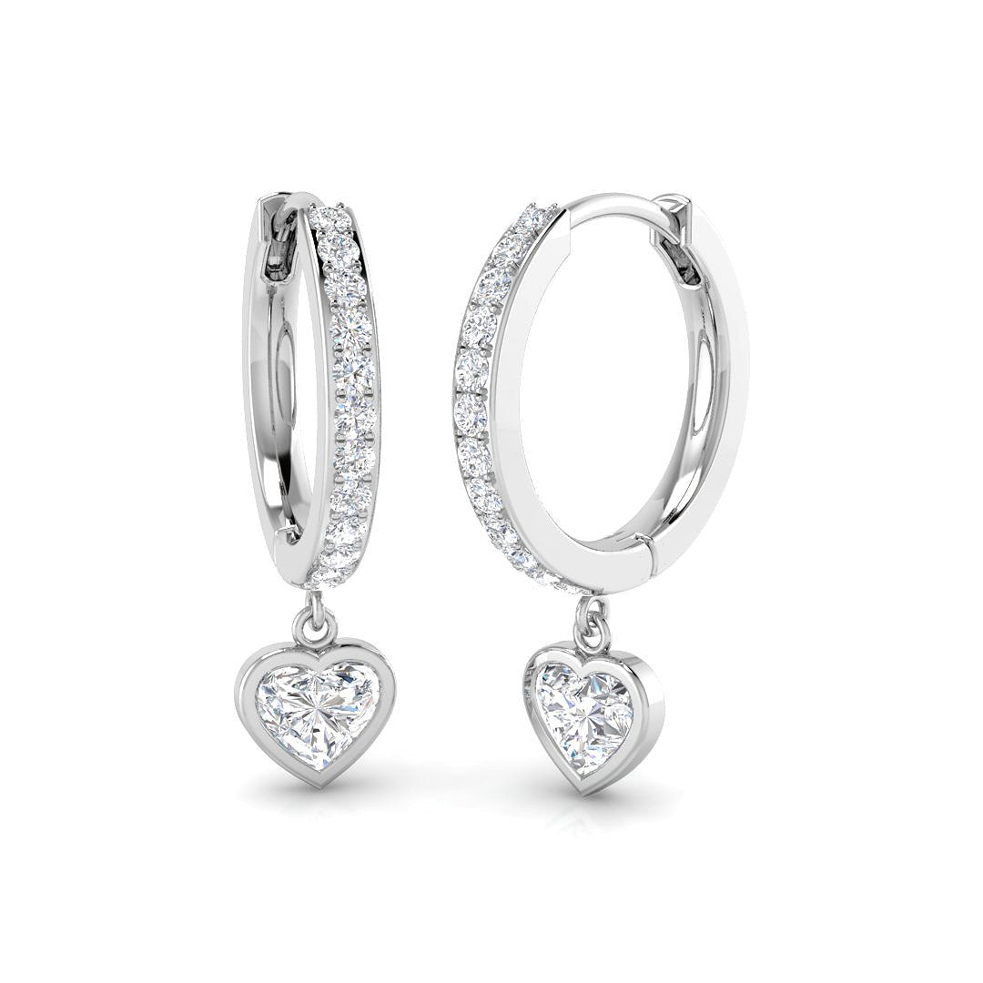Elton Gold Drop & Trilogy Diamond Earrings - 1ct Luxury Jewelry