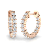 Hoop Earrings - Embly 0.5ct Lab Grown Diamond