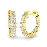 Hoop Earrings - Embly 0.5ct Lab Grown Diamond