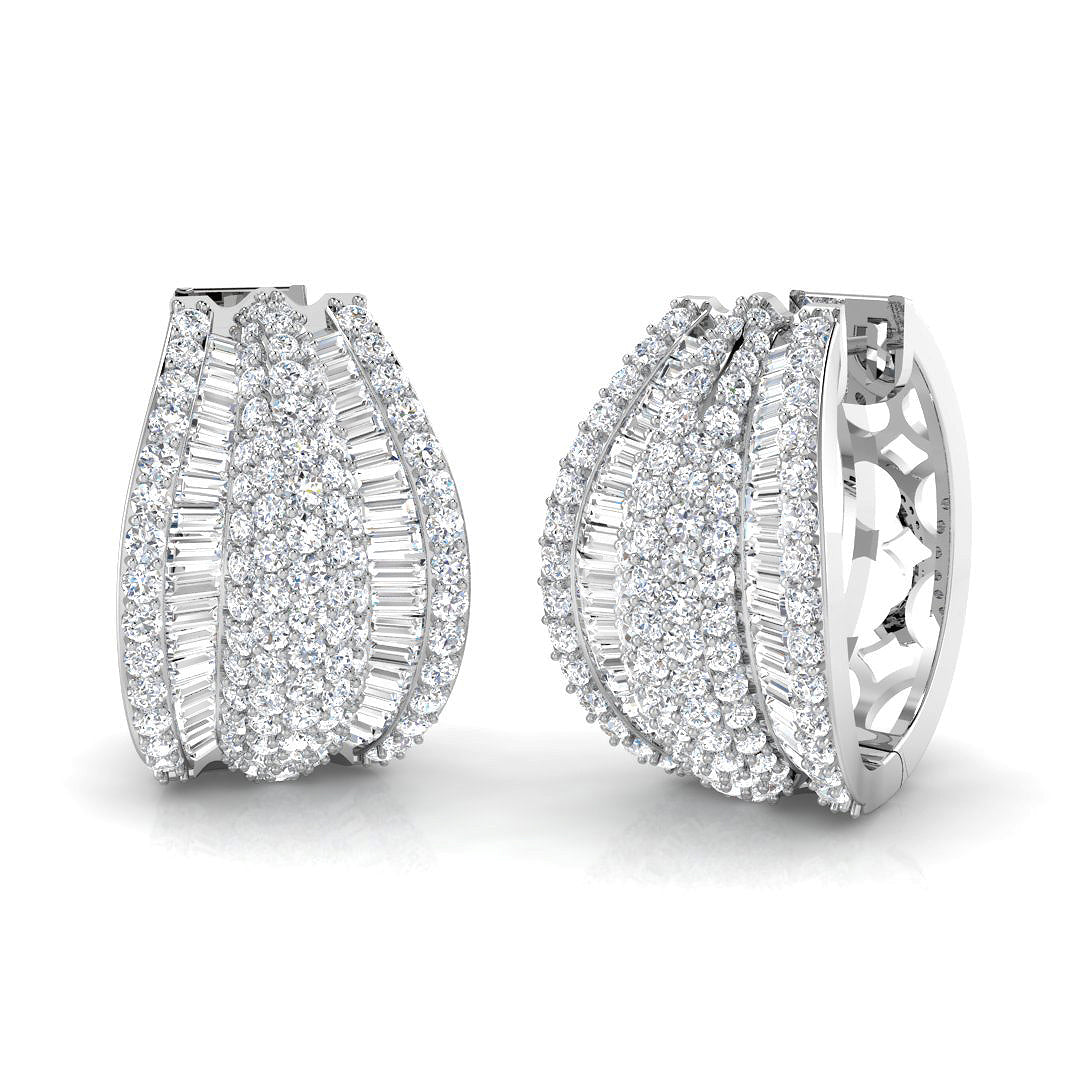 Jewellery Case Diamond Earring 3.5 ct  Platinum, 9ct, 18ct White, Yellow & Rose Gold | Handcrafted Fine Jewellery-2