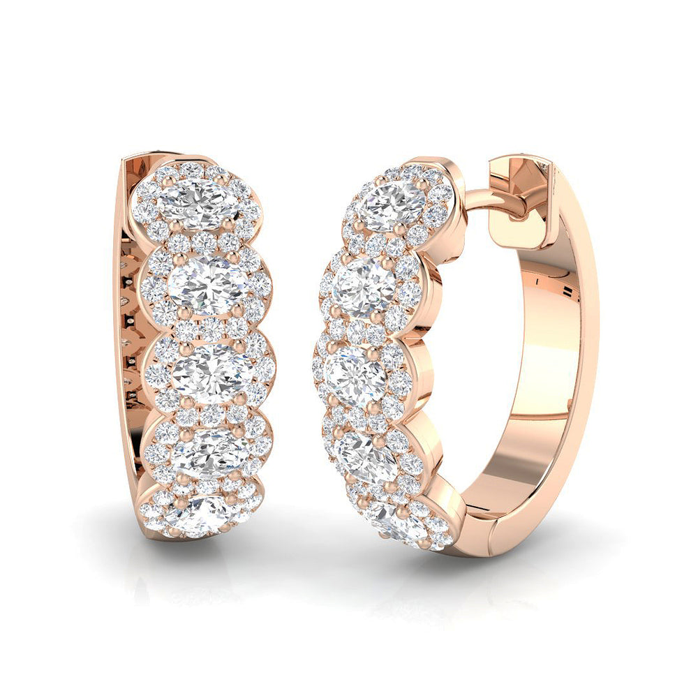 Hoop Earrings - Entny 1.5ct Lab Grown Diamond