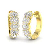 Hoop Earrings - Entny 1.5ct Lab Grown Diamond