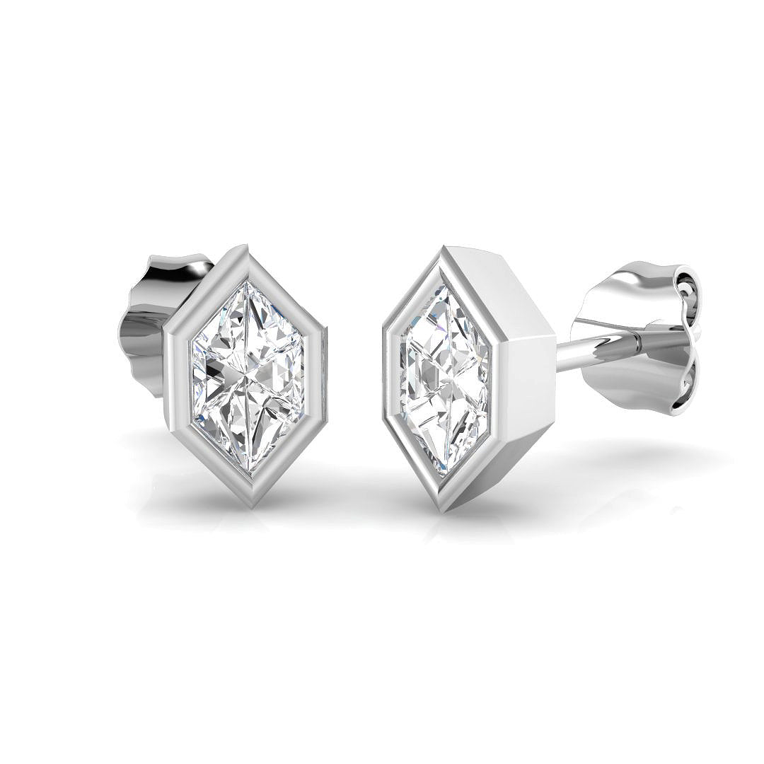 Ready to Give Diamond Earring 0.5 ct  Platinum, 9ct, 18ct White, Yellow & Rose Gold | Handcrafted Fine Jewellery-2