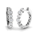 Hoop Earrings - Erily 0.5ct Gold Pure Splendor