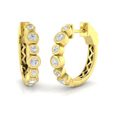 Hoop Earrings - Erily 0.5ct Gold Pure Splendor