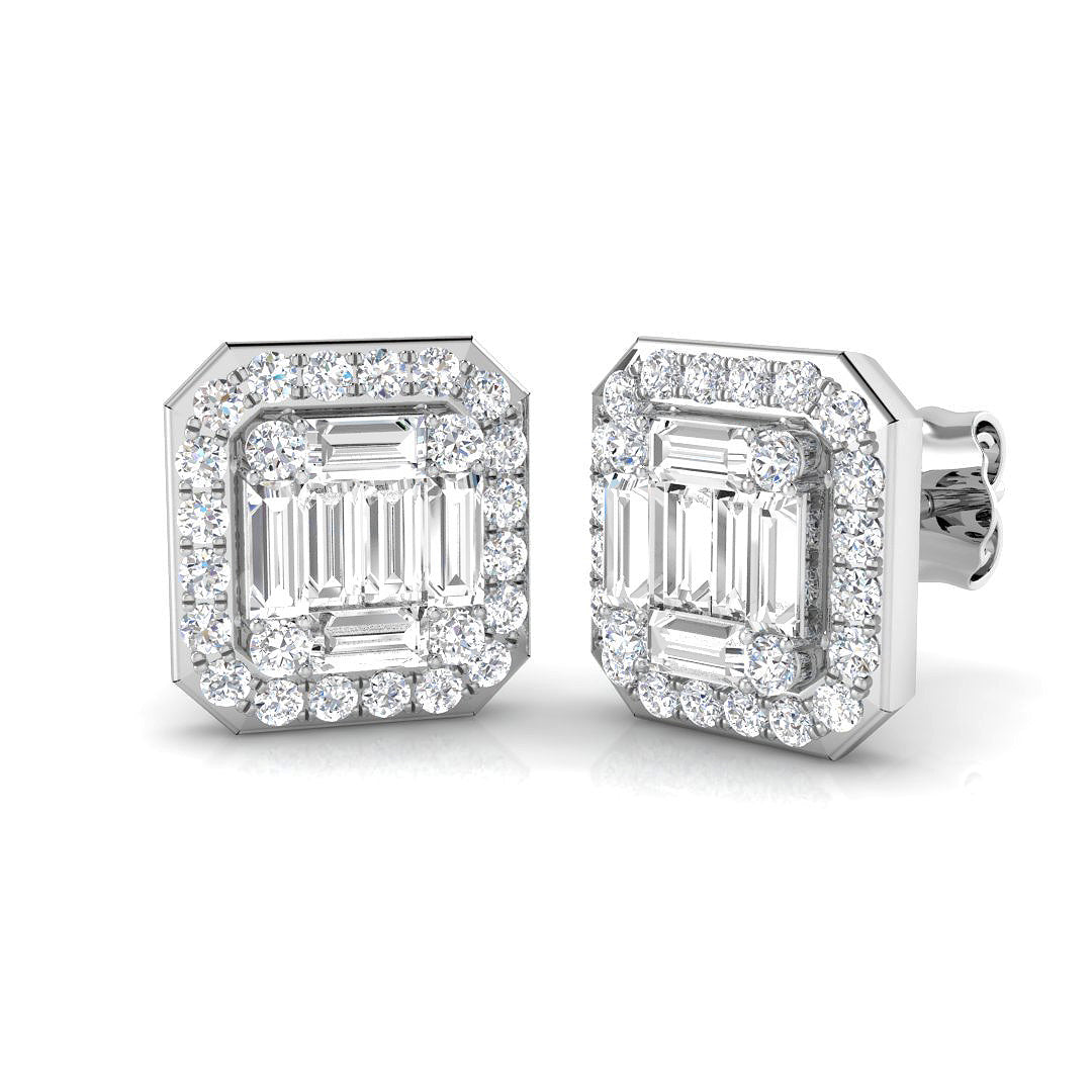Loved Always Diamond Earring 1 ct  Platinum, 9ct, 18ct White, Yellow & Rose Gold | Handcrafted Fine Jewellery-2