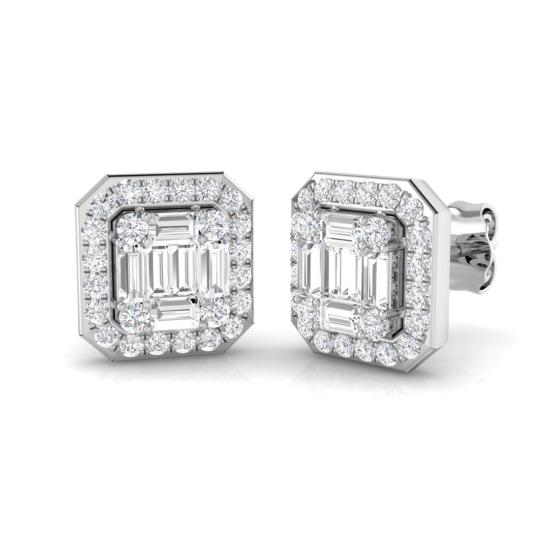 Treasured Always Diamond Earring 1 ct  Platinum, 9ct, 18ct White, Yellow & Rose Gold | Handcrafted Fine Jewellery-2
