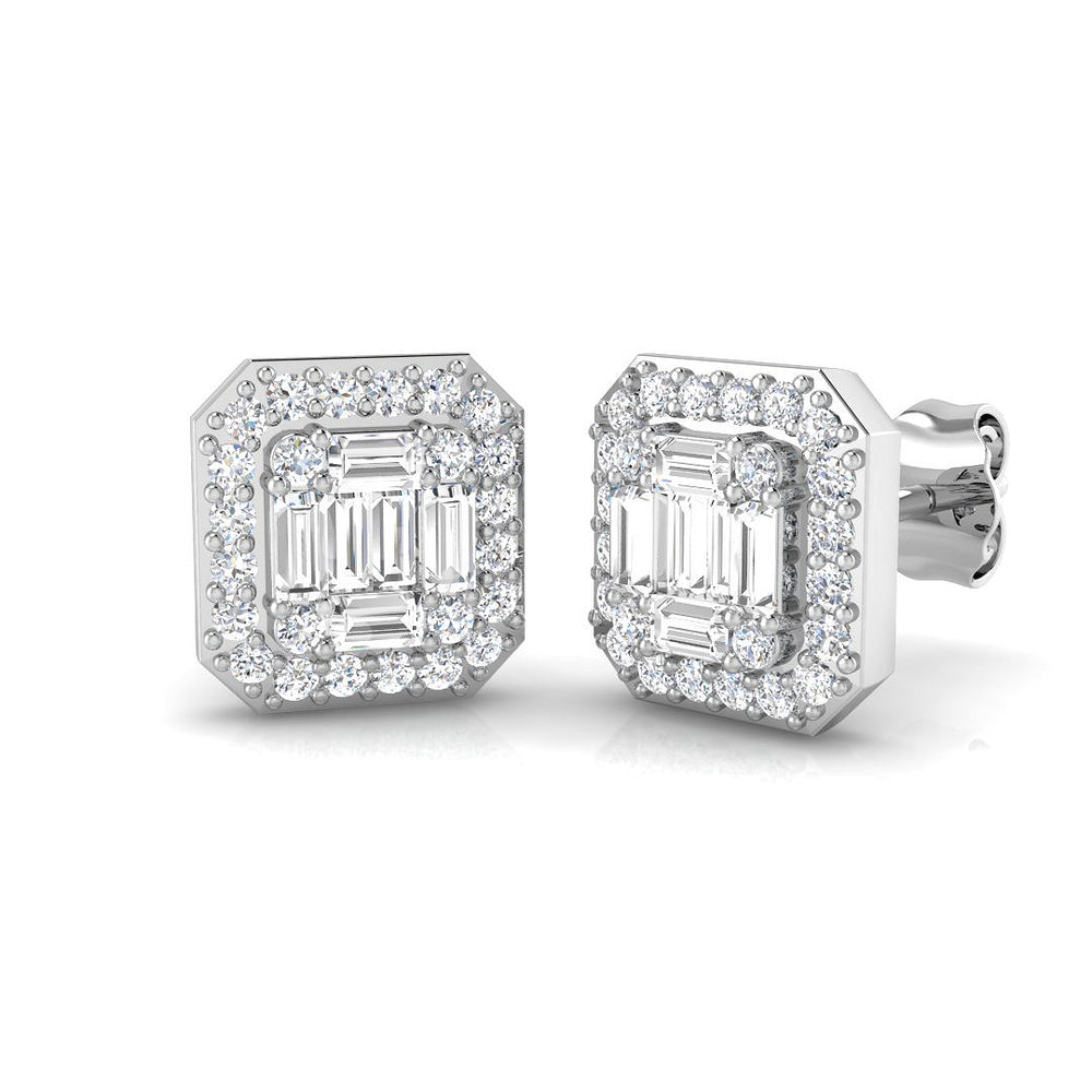 Kept Forever Diamond Earring 0.5 ct  Platinum, 9ct, 18ct White, Yellow & Rose Gold | Handcrafted Fine Jewellery-2
