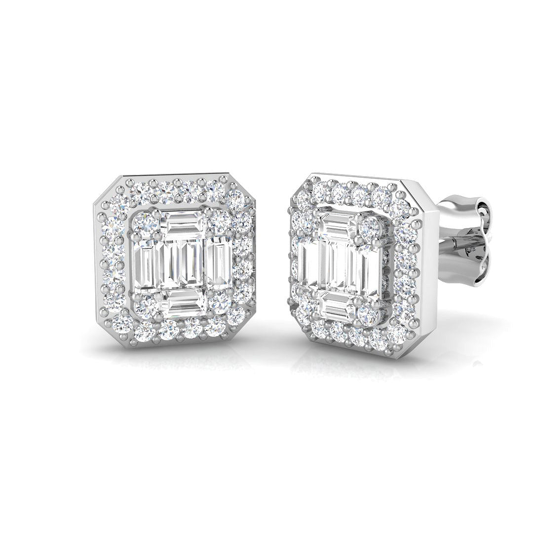 Kept Forever Diamond Earring 0.5 ct  Platinum, 9ct, 18ct White, Yellow & Rose Gold | Handcrafted Fine Jewellery-2