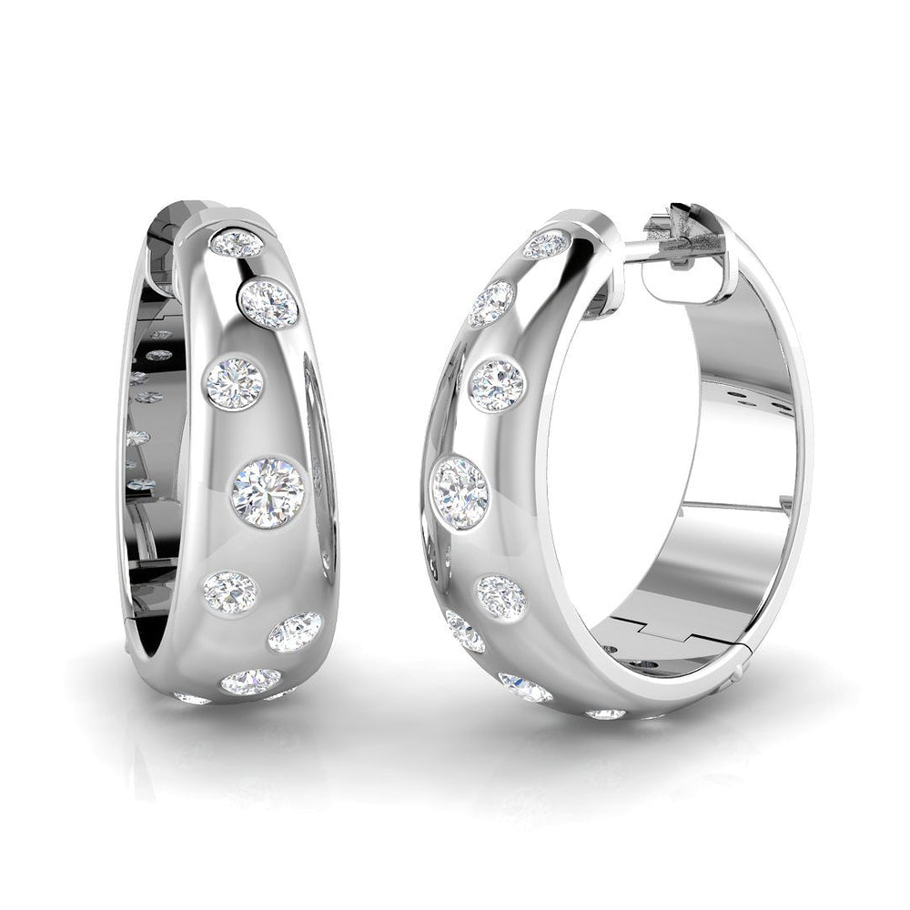 Hoop Earrings - Eriwy 0.5ct Gold Pure Radiance