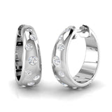 Hoop Earrings - Eriwy 0.5ct Gold Pure Radiance