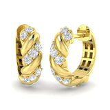 Hoop Earrings - Erkty 0.33ct Gold Pure Radiance