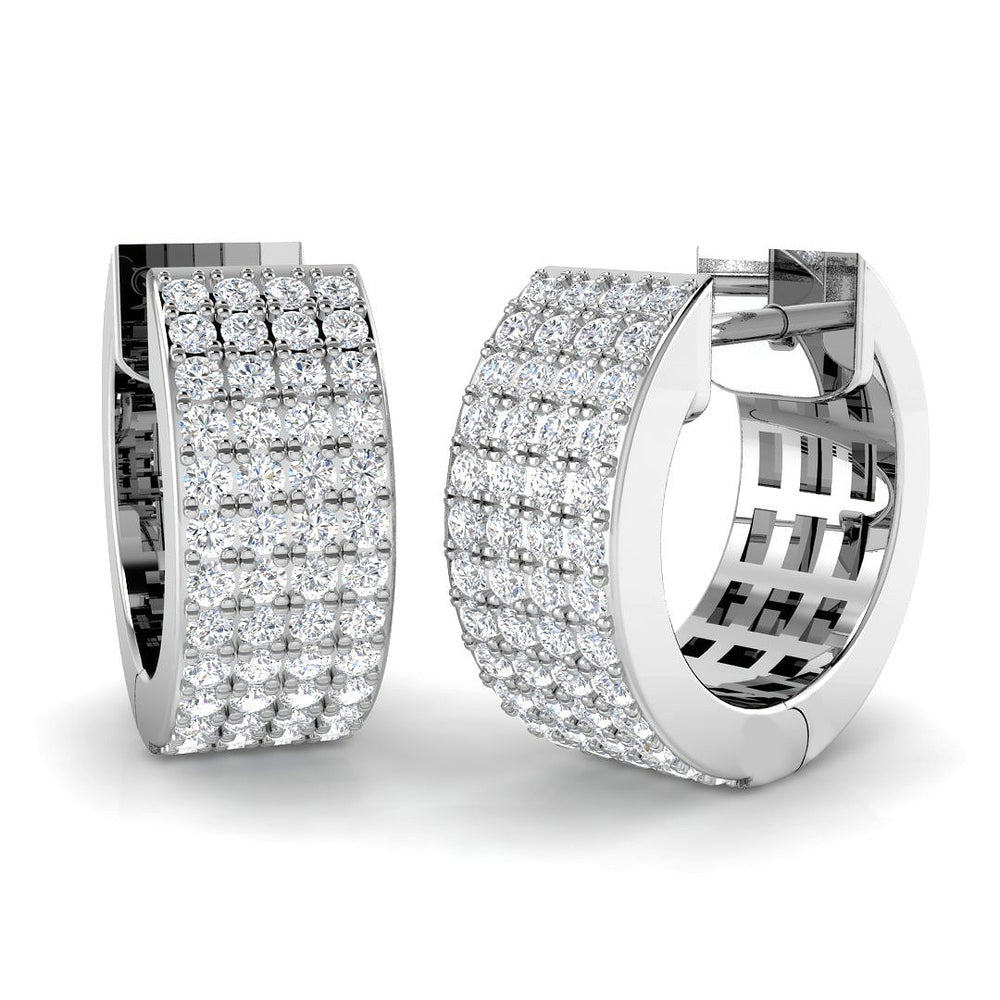 Hoop Earrings - Erkvy 0.5ct Gold Pure Radiance