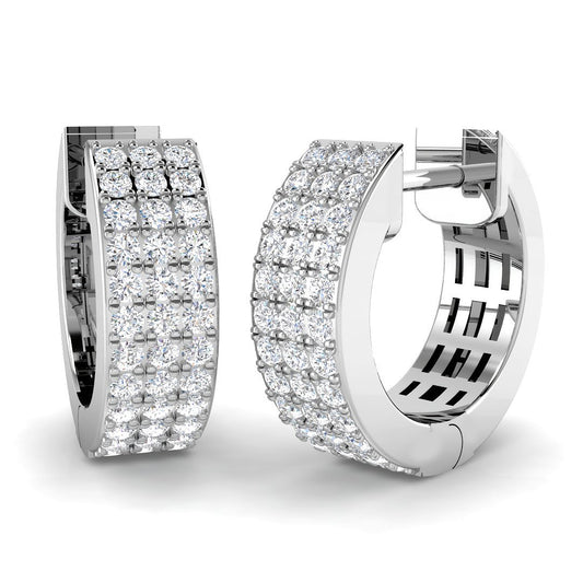 Hoop Earrings - Erkwy 0.5ct Gold Pure Radiance