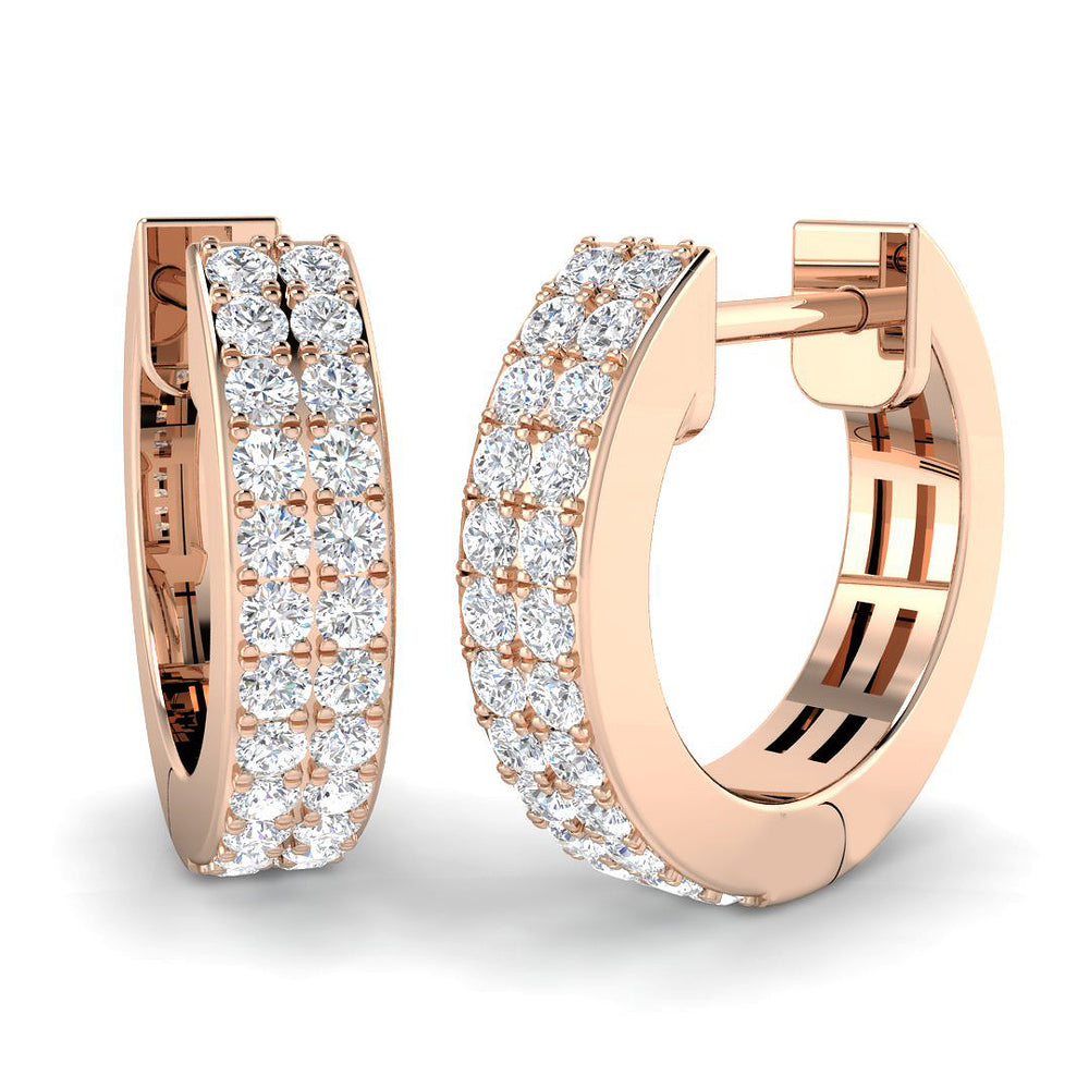Hoop Earrings - Erlby 0.33ct Gold Pure Radiance