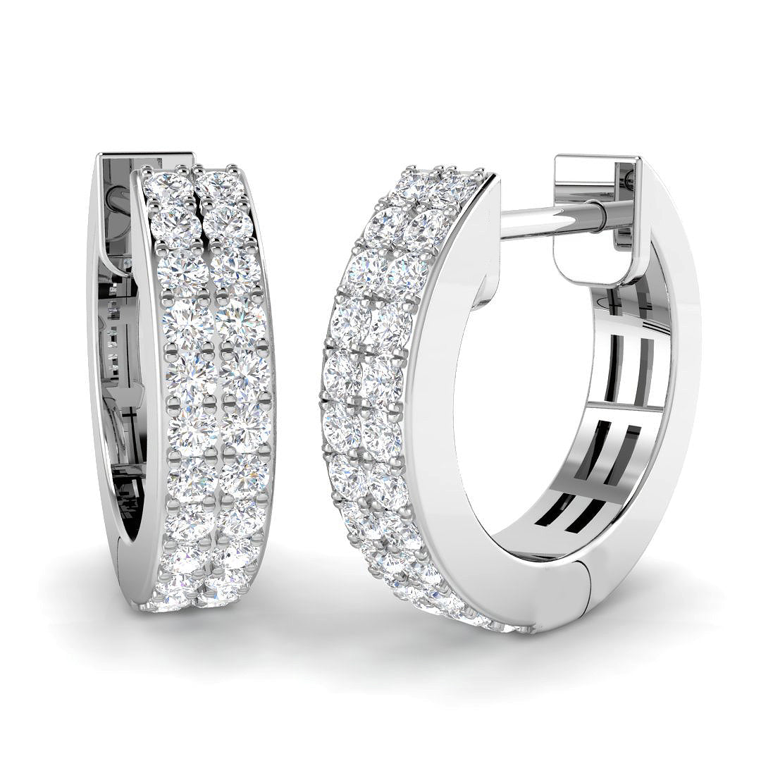Hoop Earrings - Erlby 0.33ct Gold Pure Radiance