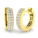 Hoop Earrings - Erlby 0.33ct Gold Pure Radiance