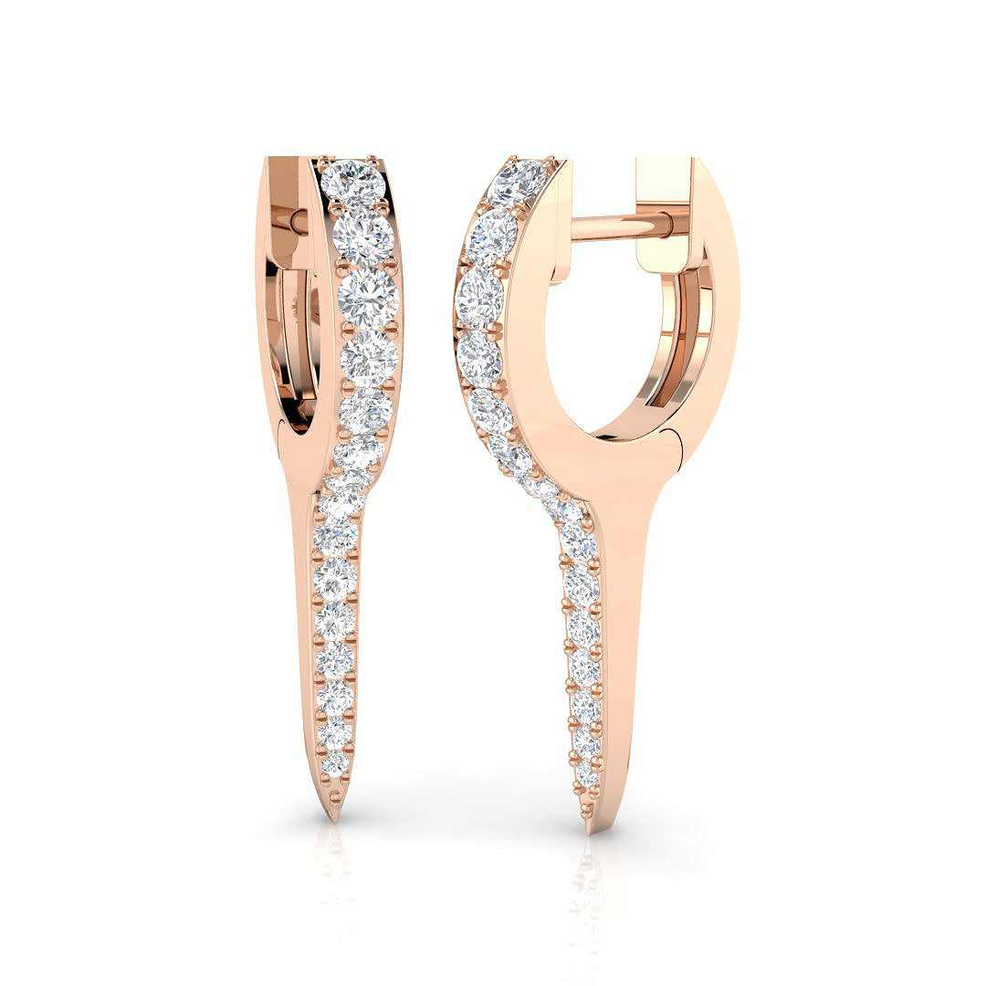 Hoop Earrings - Erly 0.5ct Gold Pure Radiance