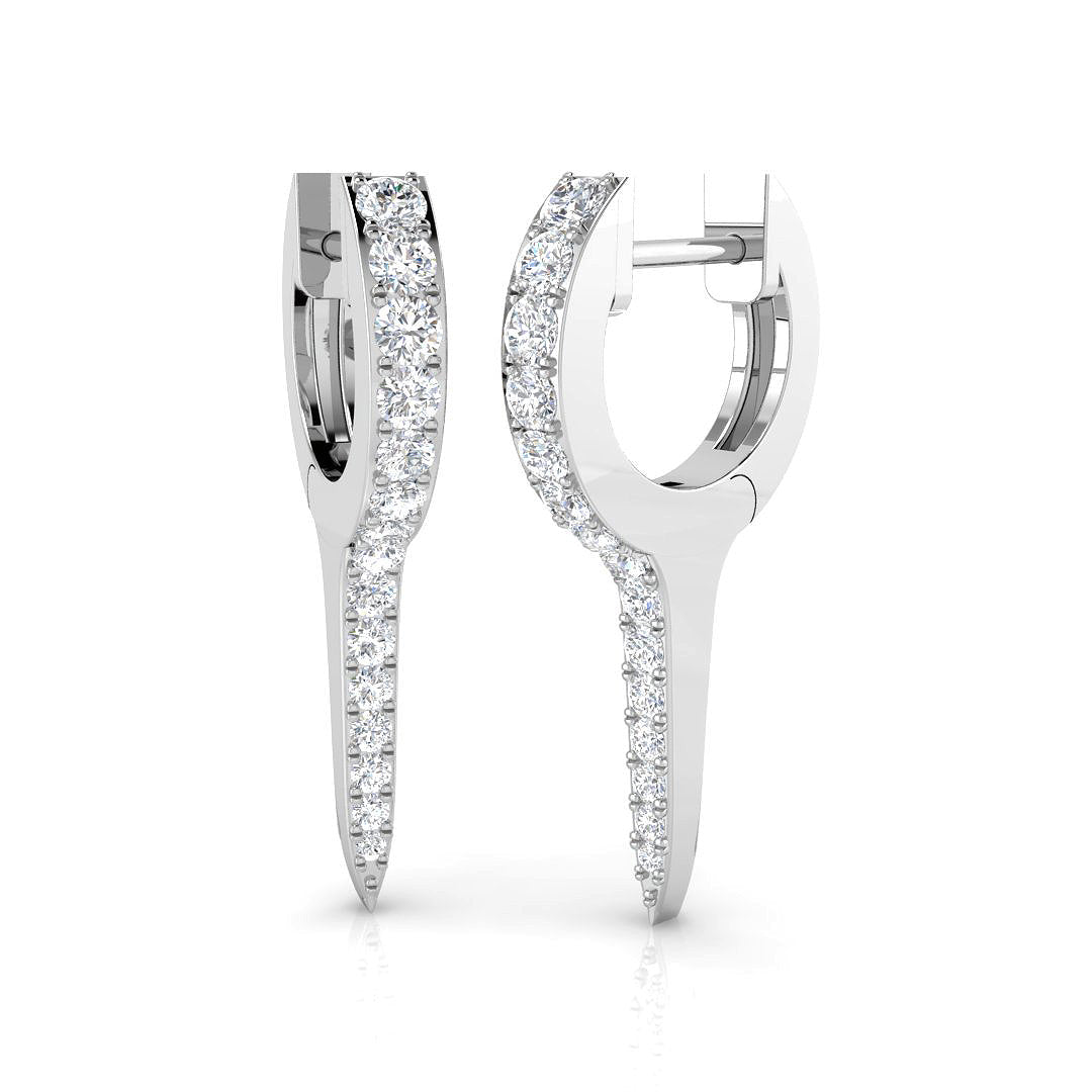 Hoop Earrings - Erly 0.5ct Gold Pure Radiance