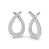 "Luxurious 1ct Gold Fancy Diamond Earrings - Lumsy Collection"