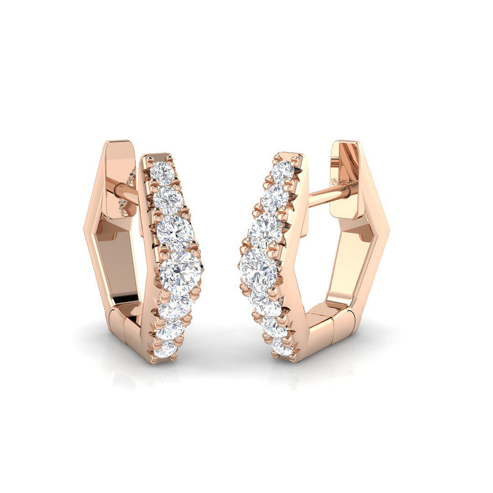 Hoop Earrings - Aspen 0.25ct Gold Pure Elegance