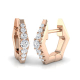 Hoop Earrings - Cloud 0.15ct Gold Minimalist Grace
