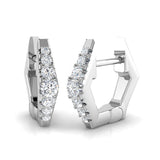 Hoop Earrings - Cloud 0.15ct Gold Minimalist Grace