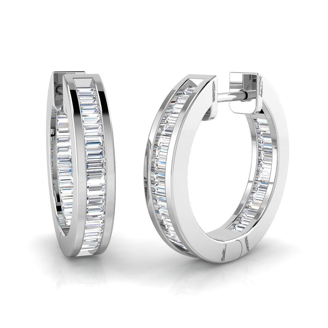 Hoop Earrings - Lumty 0.5ct Gold Pure Elegance