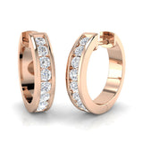 Hoop Earrings - Aster 0.5ct Elegant Luxury Diamond