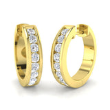Hoop Earrings - Aster 0.5ct Elegant Luxury Diamond