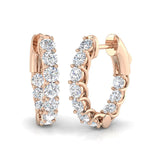 Hoop Earrings - Lungy 3ct Gold Statement Luxury