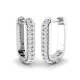 Hoop Earrings - Acorn 0.2ct Gold Pure Radiance