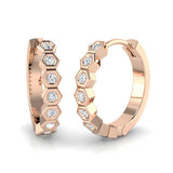 Hoop Earrings - Lunhy 0.2ct Gold Pure Splendor