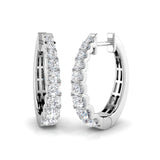 Hoop Earrings - Lumwy 1ct Classic Gold Luxury